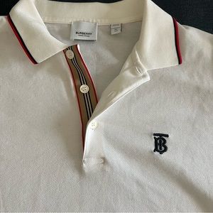 Mens Burberry polo shirt 2021 collection.